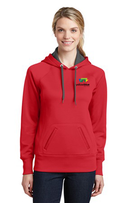 Sport-Tek Ladies Tech Fleece Sweatshirt Red