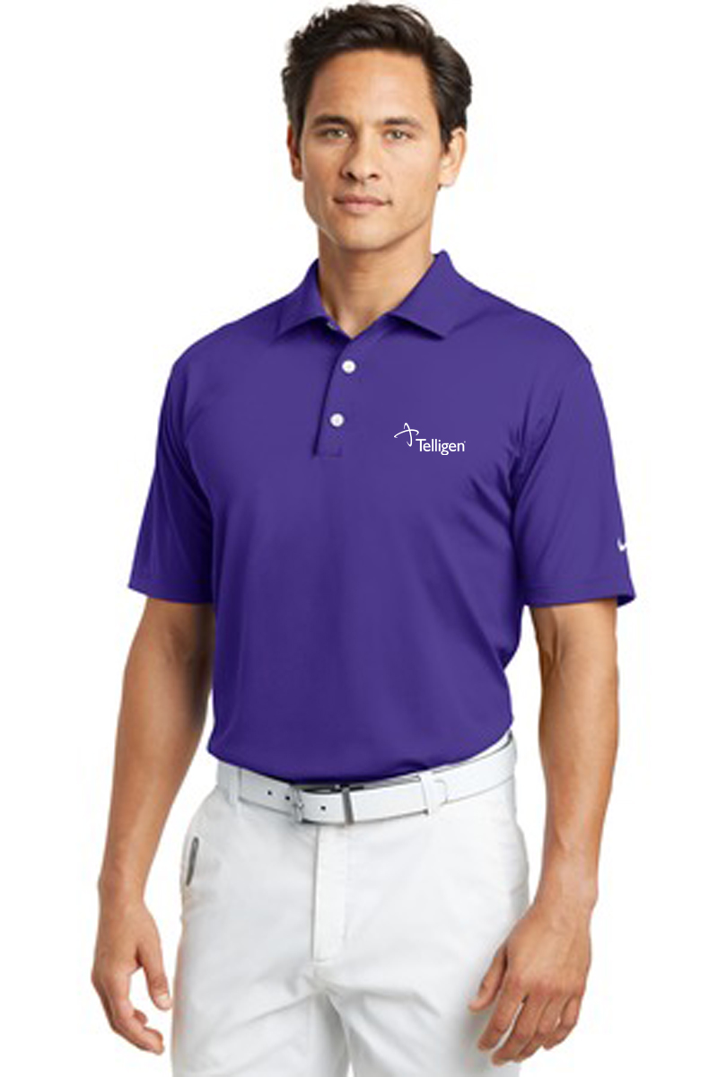 Short Sleeve NIKE Polo Varsity Purple