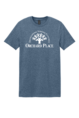 Orchard Place T Shirt Heather Indigo