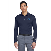 Nike Long Sleeve Dri-FIT Stretch Tech Polo Midnight Navy