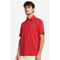 Under Armour Recycled Polo Black Red White
