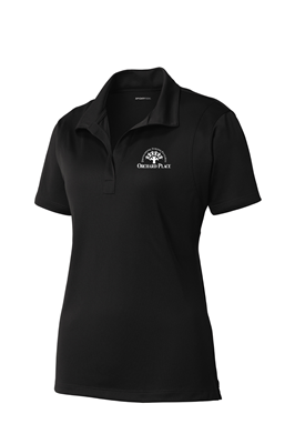 Ladies Black LST650 Polos