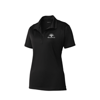 Ladies Black LST650 Polos
