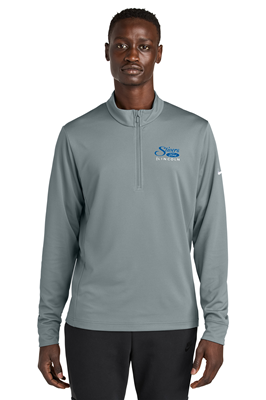 Nike Essential Half Zip Cover Up Cool Grey