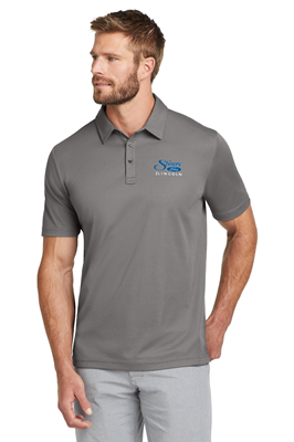 TravisMathew Oceanside Solid Polo Quet Shade Grey