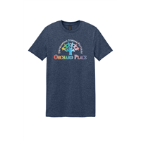 Orchard Place All Welcome T Shirt Heather Navy