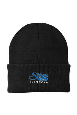 Port & Co Knit Cap Black