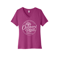 140 Years Bella Canvas Womens V Neck Berry