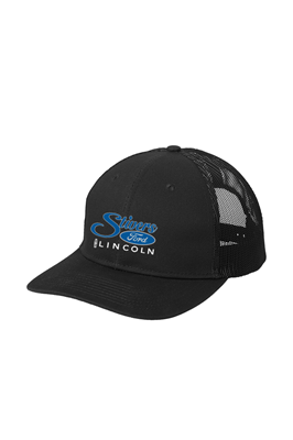 Port Authority Snapback Trucker Cap Black