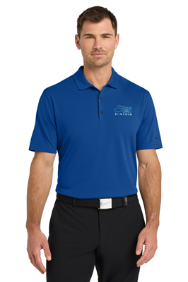 Nike Dri-FIT Micro Pique Polo Gym Blue