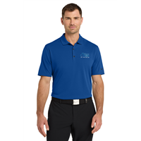 Nike Dri-FIT Micro Pique Polo Gym Blue