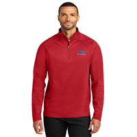 Port Authority C FREE Cypress Quarter Zip Rich Red