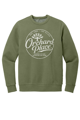 140 Years District Crewneck Olive Drab Green