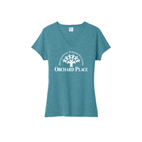 Ladies V Neck Vivid Teal 