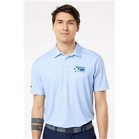 Adidas Diamond Dot Print Polo Glow Blue White Navy