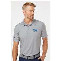 Adidas Diamond Dot Print Polo Grey Three Team Royal Navy
